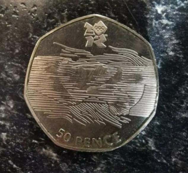 50p 2012 olympics swimming