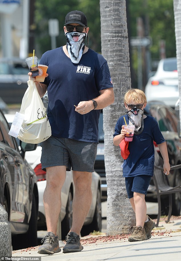Chris Pratt enjoys a day of father-son bonding with Jack ...